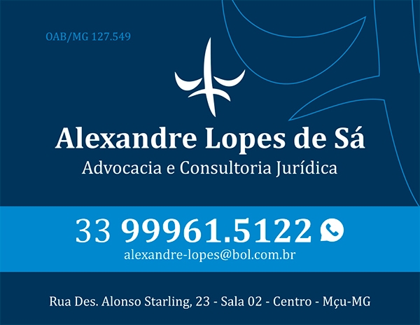 ADVOGADO- ALEXANDRE LOPES DE SÁ