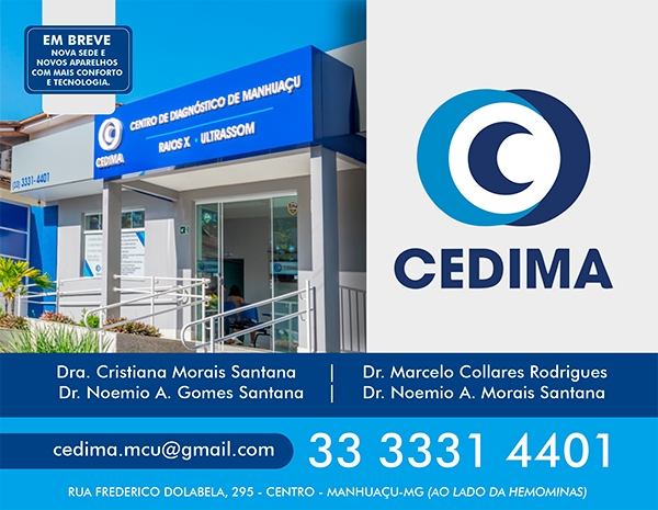 CEDIMA - CENTRO DE DIAGNÓSTICO DE MANHUAÇU