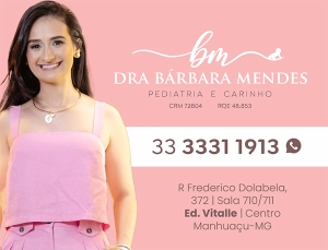 DRA BÁRBARA MENDES - PEDIATRA