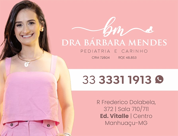 DRA BÁRBARA MENDES - PEDIATRA
