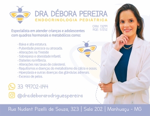 DRA DÉBORA PEREIRA - ENDOCRINOLOGIA PEDIÁTRICA